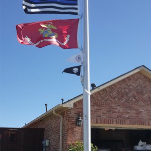 25' Independence Series Flagpole | Internal Cable Halyard