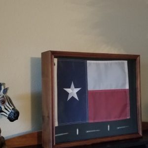 Texas Framed Flag