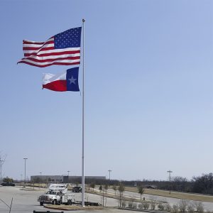 75' Independence Series Flagpole | Internal Cable Halyard