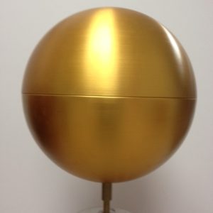 Gold Anodized Ball | External or Internal Halyard Flagpole