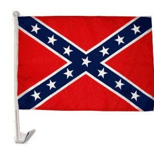 Rebel Car Flag
