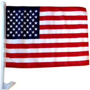 USA Car Flag