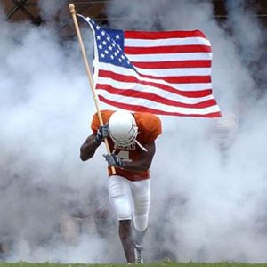 American Flag & Flagpole Field Set