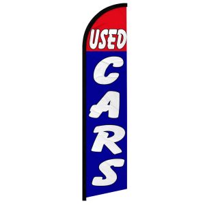 Used Cars Windless Banner Flag