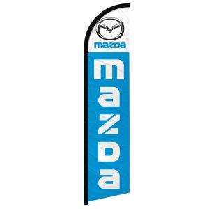 Mazda Windless Banner Flag