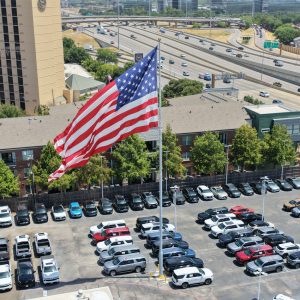 100' Patriot Series Flagpole Powered by The Flag System™