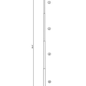70' Patriot Series Flagpole Powered by The Flag System™