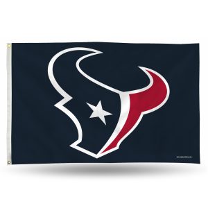 Houston Texans logo on a dark flag.