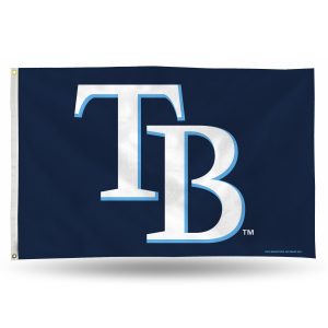 Dark blue flag with white TB logo representing Tampa Bay.