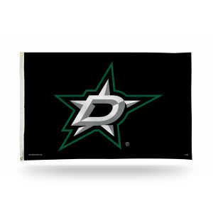 Dallas Stars logo on a black background.