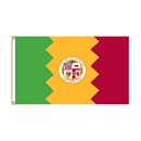 A flag with green