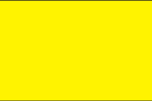 A solid bright yellow square on a white background.